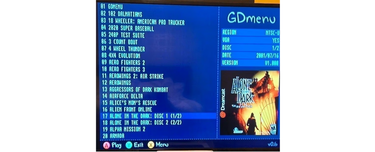 512 gigabyte Preloaded SD card for GDEMU Gdi Cdi with USA shipping 431 games full library