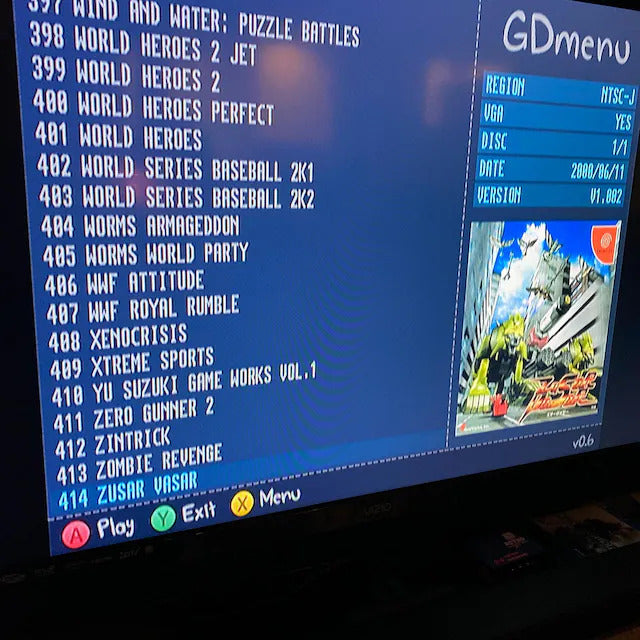 512 gigabyte Preloaded SD card for GDEMU Gdi Cdi with USA shipping 431 games full library