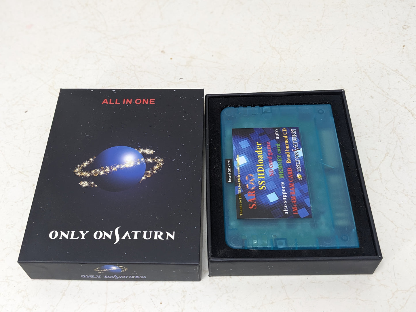 pre loaded SAROO for Sega Saturn Everdrive with micro Sd Card Fast USA SHIPPING 512gb