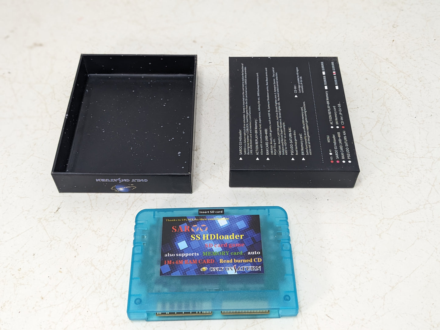 pre loaded SAROO for Sega Saturn Everdrive with micro Sd Card Fast USA SHIPPING 512gb